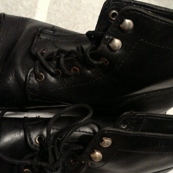 Thursday Boot Co. Black Leather Lace Up Ankle Boots Mens 10.5 - Picture 10 of 14